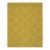 Mustard Yellow Tonal Floral Flatweave Wool Rug 6x8 For Sale
