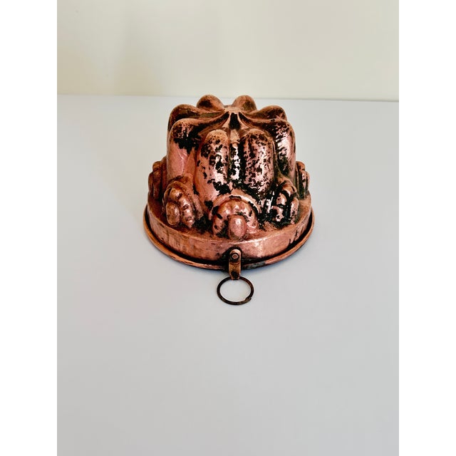 Early 20th Century Antique German Copper Kugelhopf Pan For Sale - Image 5 of 7