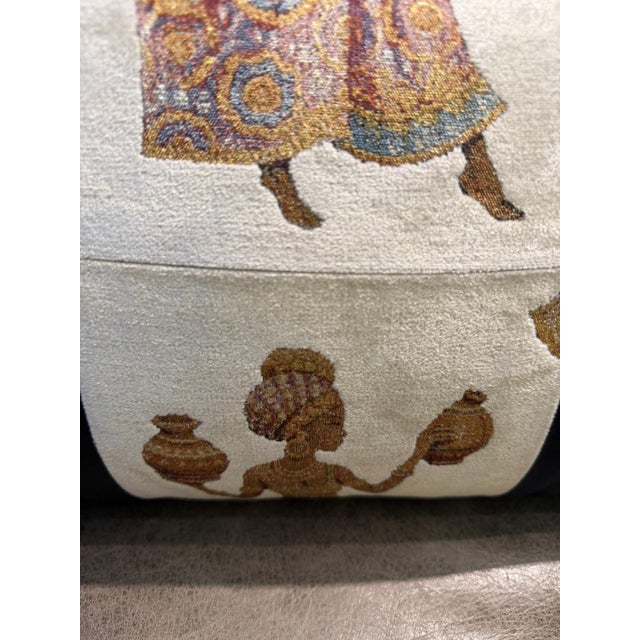 Handmade Velvet Ethnic Lumbar Pillow Cover For Sale - Image 11 of 11