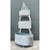 Vintage Monumental Tiered Wrought Iron Standing Planter For Sale - Image 11 of 12