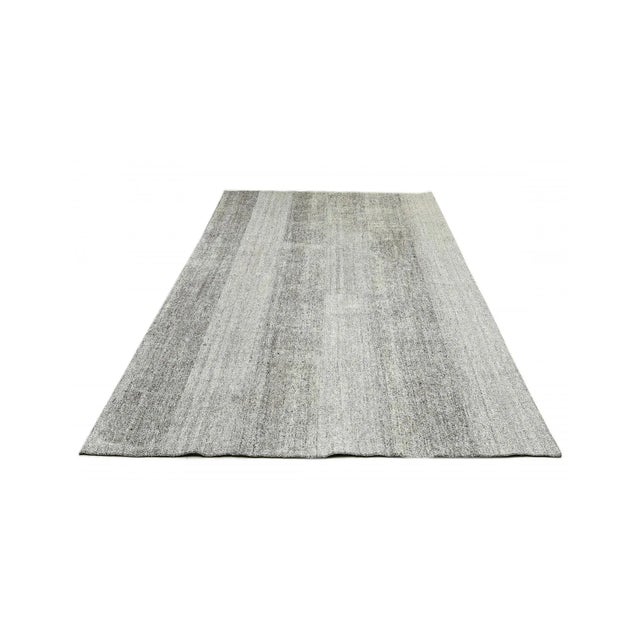 Vintage handwoven Modern kilim rug from Adana region of Turkey. Aprroximately 45-55 years old. Backed with good quality...