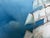 Large Vintage Oil Painting Sailing Ship Seascape Signed Maritime Ocean Art For Sale - Image 10 of 13