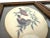 Cream Vintage Mid Century Italian Small Wood Framed Bird Prints, a Pair For Sale - Image 8 of 11