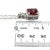 Diamond Rubellite Tourmaline Necklace 5.47 TCW 18k Gold Certified For Sale - Image 15 of 18