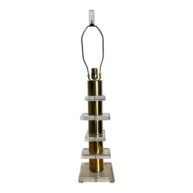 1970s Styled After Kovacs Mid Century Modern Lamp For Sale
