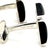 Traditional 1990s Pair of Bulgary Estate Onyx Cufflinks Sterling Silver 19.24 Grams For Sale - Image 3 of 10