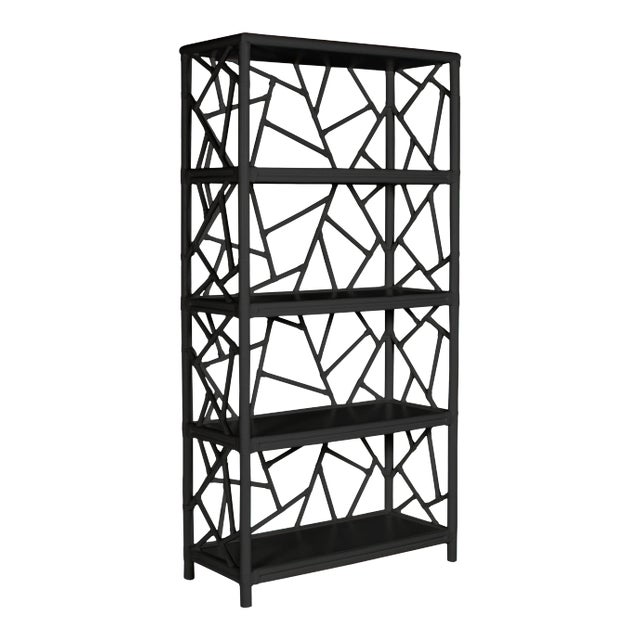 Tiffany Etagere in Black For Sale