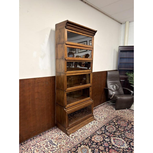 English Bookcase from Globe Wernicke For Sale - Image 4 of 11