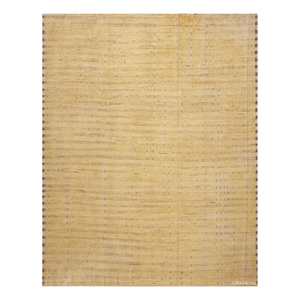 Nazmiyal Collection Warm Yellow Gold Color Abstract Tribal Geometric Design Modern Area Rug