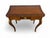 Parquetry Game Table with Green Felt Top, 1950s For Sale - Image 9 of 9
