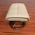 Contemporary Ekornes Stressless Leather Ottoman With Signature Base For Sale - Image 3 of 9