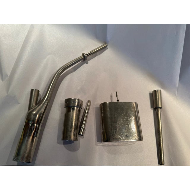 Asian Antique Chinese Qing Era Engraved Water Pipe For Sale - Image 3 of 8