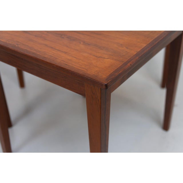 Danish Modern Rosewood Nesting Tables, 1960s, Set of 3 For Sale - Image 15 of 17