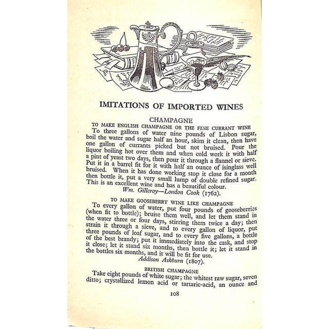 "English Wines and Cordials" 1946 Simon, Andre L. For Sale In New York - Image 6 of 8