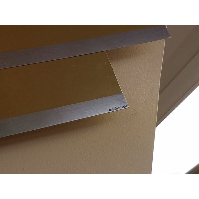 Curtis Jere C. Jeré Gold & Silver Ribbon Sculpture For Sale - Image 4 of 5