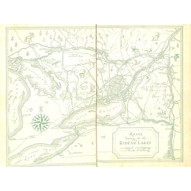 Traditional "When the Fish Are Rising Tales of the Rideau Lakes" Book 1947 Fleming, Clint For Sale - Image 3 of 6