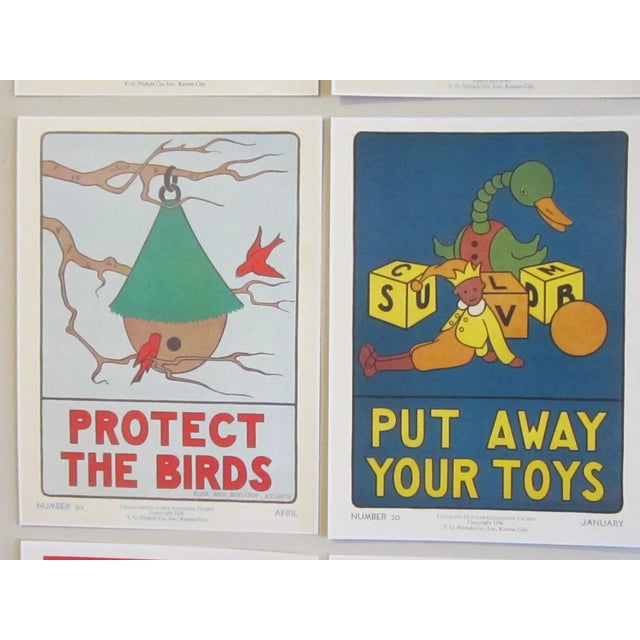Grade School Citizenship Guide Prints - Set of 12 Unframed For Sale In Kansas City - Image 6 of 8