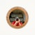 Wood Vintage Round Spring Mirror in Bamboo with Rattan and Wicker by Franco Albini, Italy, 1960s For Sale - Image 7 of 13