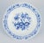 Kahla, Germany. A set of six deep plates in porcelain. Blue Onion decoration. Circa 1970s. Marked: Kahla, Zwiebelmuster....