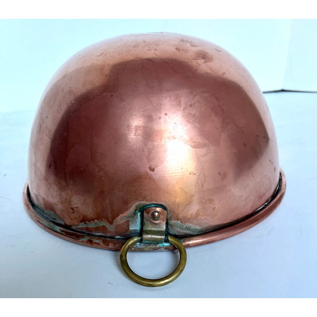 Vintage Bazaar De La Cuisine Copper Mixing Bowl For Sale In Dallas - Image 6 of 11