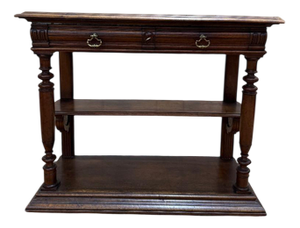 Napoleon III Walnut Console Table