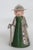 Pair of 2 Wood and Metal Folk Art Figurines Couple With Umbrella and Cane 4871b For Sale - Image 10 of 13