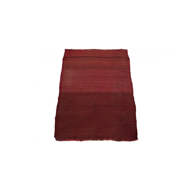 Handwoven vintage decorative mini wool rug from Kars region of Tukey. Approximatelly 45-55 years old. In very good...
