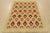 Farmhouse Suzani Rug 6’7” X 7’9” Beige Wool Hand-Knotted Oriental Carpet For Sale - Image 3 of 12