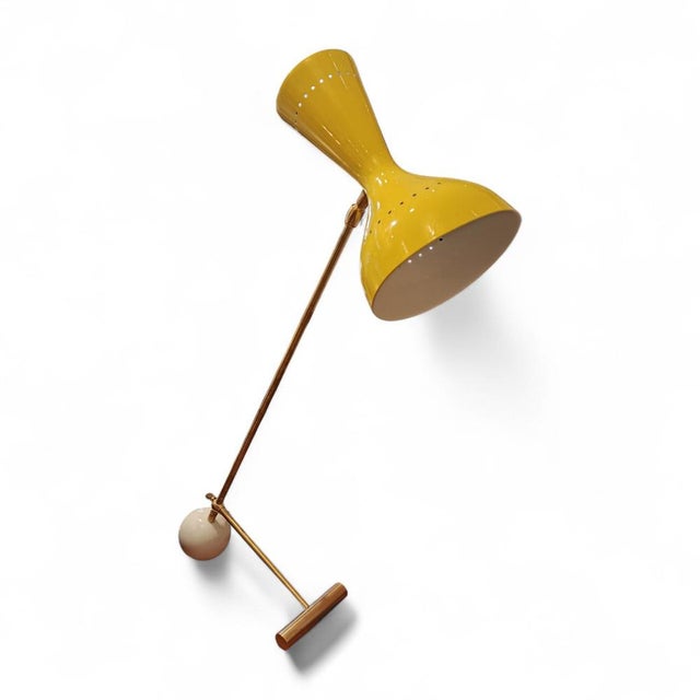 Small Yellow Thunderball Lamp from Stilnovo, 1970s For Sale - Image 10 of 10