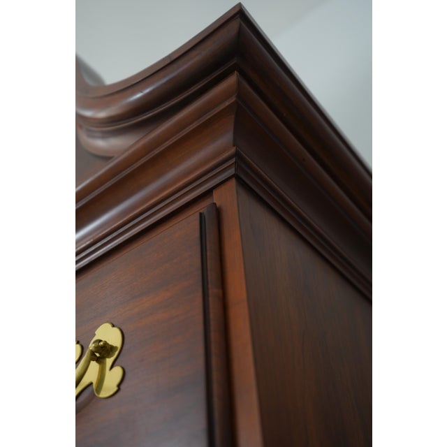 Henkel Harris 3 Part Cherry Highboy Chest of Drawers For Sale - Image 10 of 18