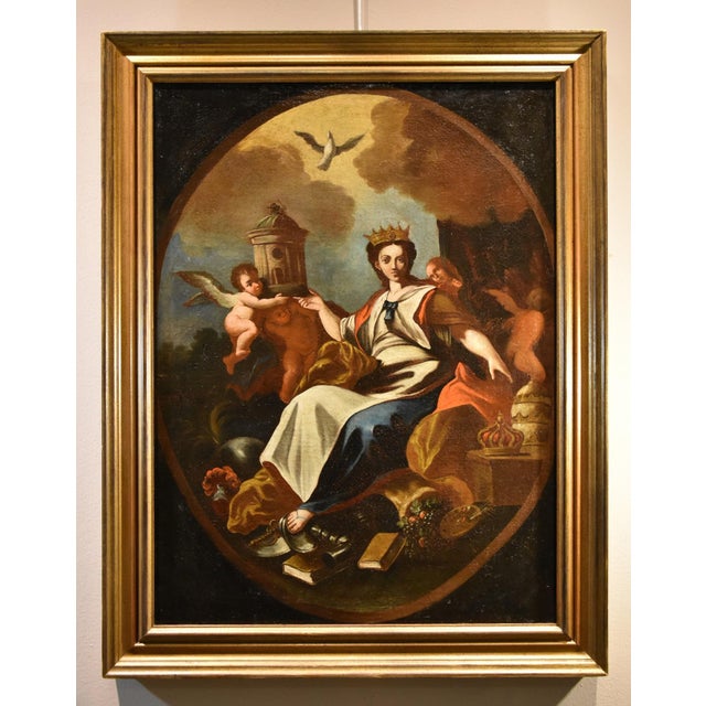 Circle of Francesco Solimena, Allegory of Europe, 1700, Oil on Canvas, Framed For Sale - Image 18 of 18