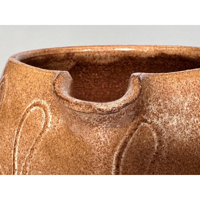 Modernist Studio Ceramic Art Jug Vase from Helma Klett, Germany, 1950s For Sale - Image 6 of 13