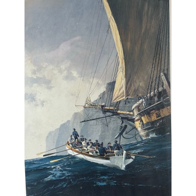This work was not acquired publicly and has never circulated through auction. A Geoff Hunt artist-proof maritime print,...