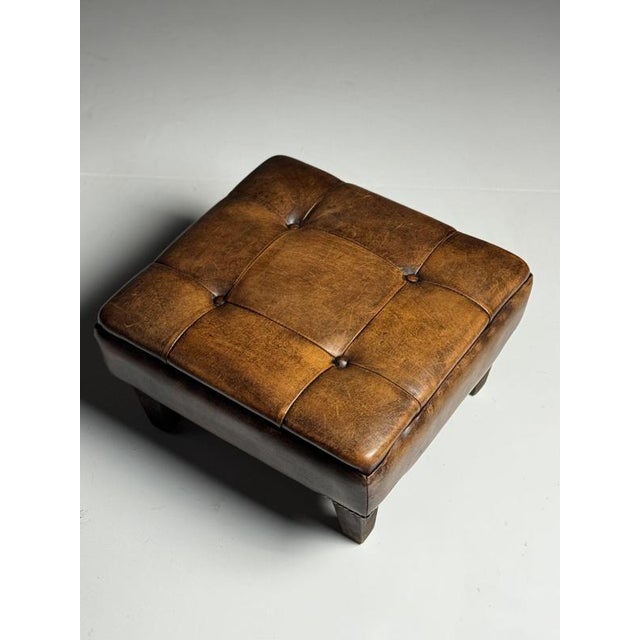 Sheepskin Pouf Footstool For Sale - Image 13 of 16