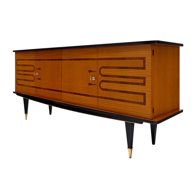 Period Mid-Century Modern Buffet, French, Rosewood, 1950s For Sale In Austin - Image 6 of 9