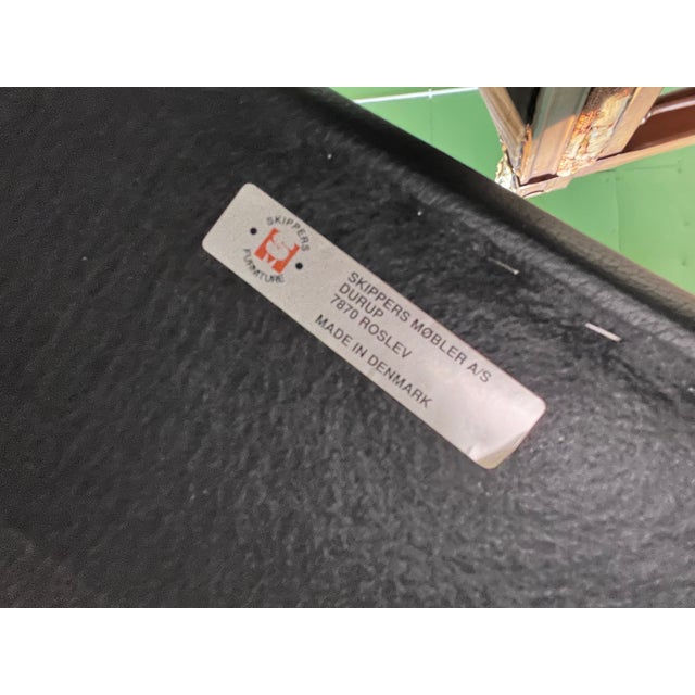 1970s Danish Skippers Møbler Leather Lounge Chairs - A Pair For Sale - Image 16 of 16