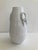 White Glazed Tall Vase With Braided Handles For Sale - Image 9 of 9