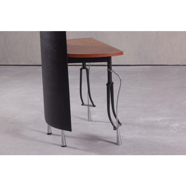 Small Vintage La Vuelta Desk by Perry King and Santiago Miranda for Akaba, Spain, 1980s For Sale - Image 10 of 16