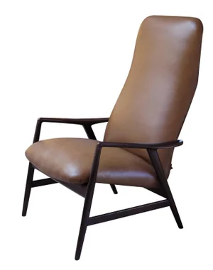Alf Svensson Fritz Hansen Danish Modern Reclining Lounge Chair