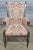 Late 20th Century Late 20th Century Pair of Paisley Upholstered Coffee Color Stain Armchair Made by Country Hill, Millersburg Ohio For Sale - Image 5 of 12