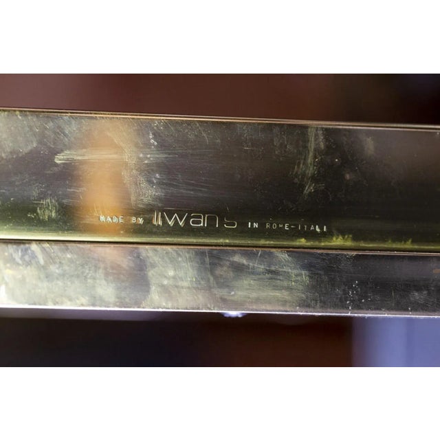 End Tables in Gilt Brass by Maison Iiwans, 1970s, Set of 2 For Sale - Image 9 of 10