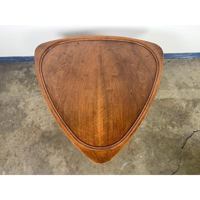 Sculptural Walnut Coffee Table, Danish Modern, 1950s Design For Sale - Image 11 of 17