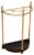 English Brass Demi Lune Umbrella Stand, 1960 For Sale