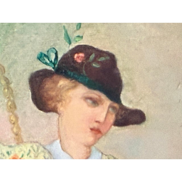 Roberto De Lucchi Crosa Female Painting, Vintage For Sale In San Francisco - Image 6 of 12
