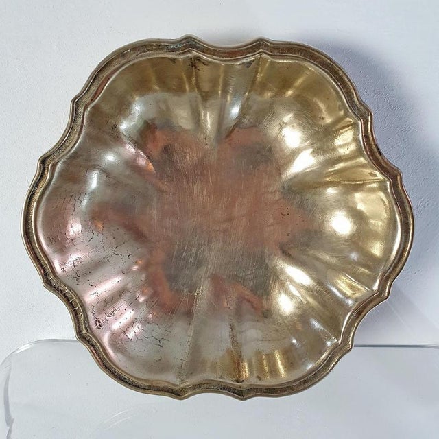 Vintage Neoclassical Style Handmade Bronze Bowl, Italy, 1970s For Sale - Image 6 of 7