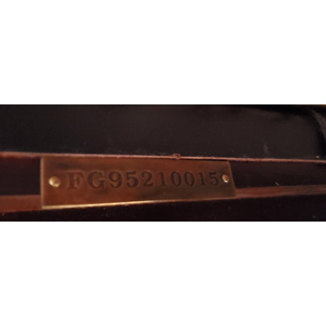 Wood Rare Frontgate Special Edition Etched and Brass Trunk Tables (Coffee & 2 End Tables) - 1 of 135 For Sale - Image 7 of 9