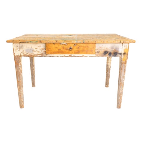 Vintage Wooden Worktable For Sale