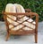 English Tommy Bahama Island Estate Faux Bamboo Club Chair For Sale - Image 3 of 12