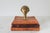 Vintage Ghanaian Brass Mask Head on Pedestal For Sale - Image 4 of 10