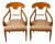 Biedermeier Armchairs in Light Wood, 1800s, Set of 2 For Sale
